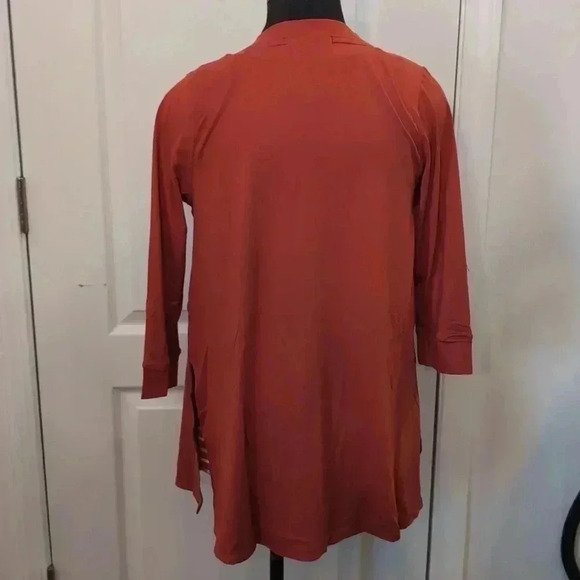 Cuddl Duds Flexwear Open-Front Cardigan and Tank Twin Set - Picture 5 of 6